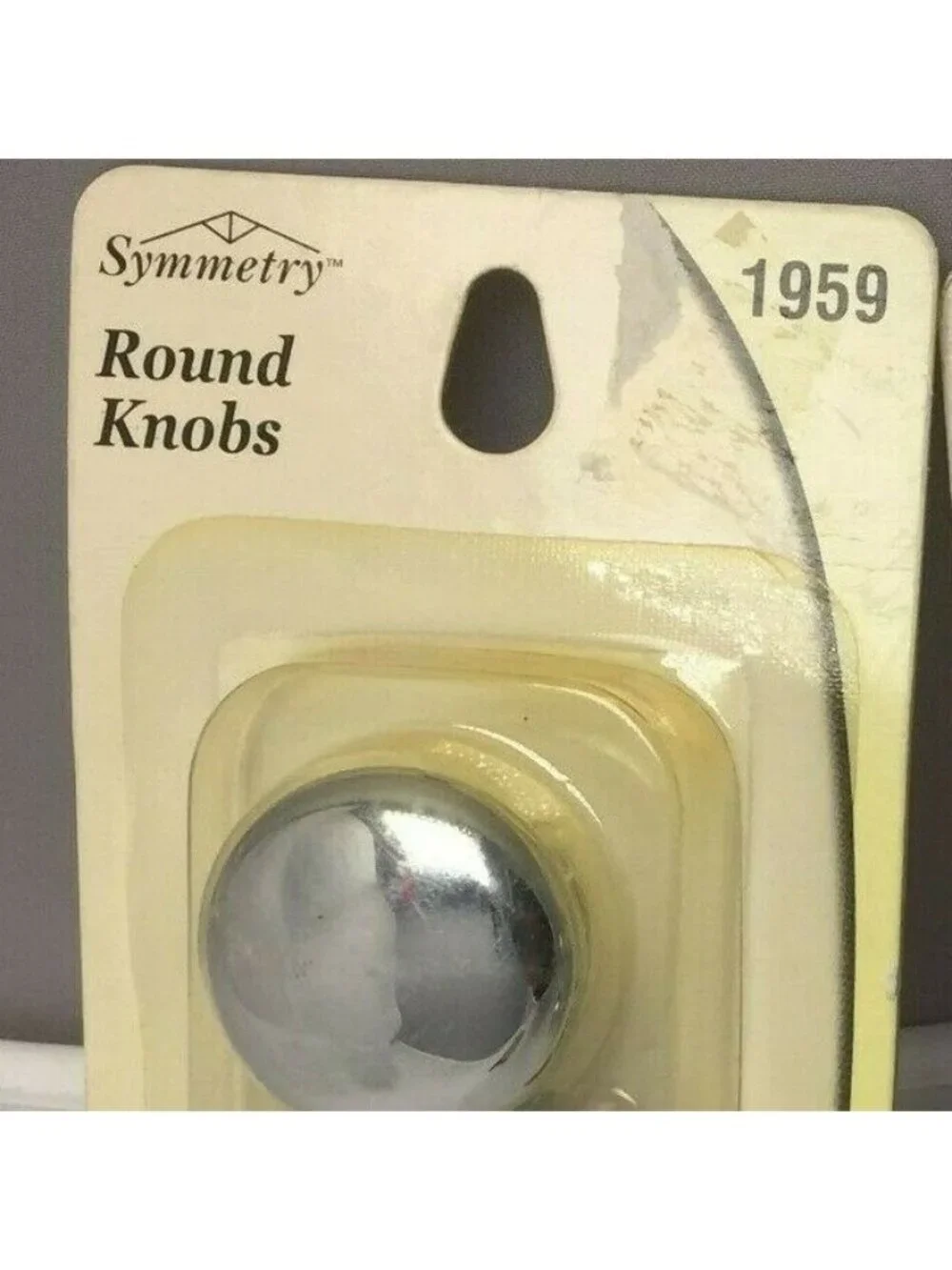 Symmetry Round Chrome Knobs 2 Pcs Easy Install Hardware Included
